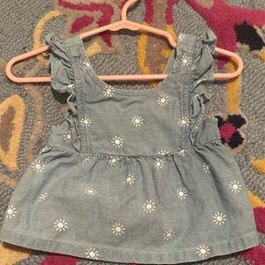 Blue Floral Kids Top